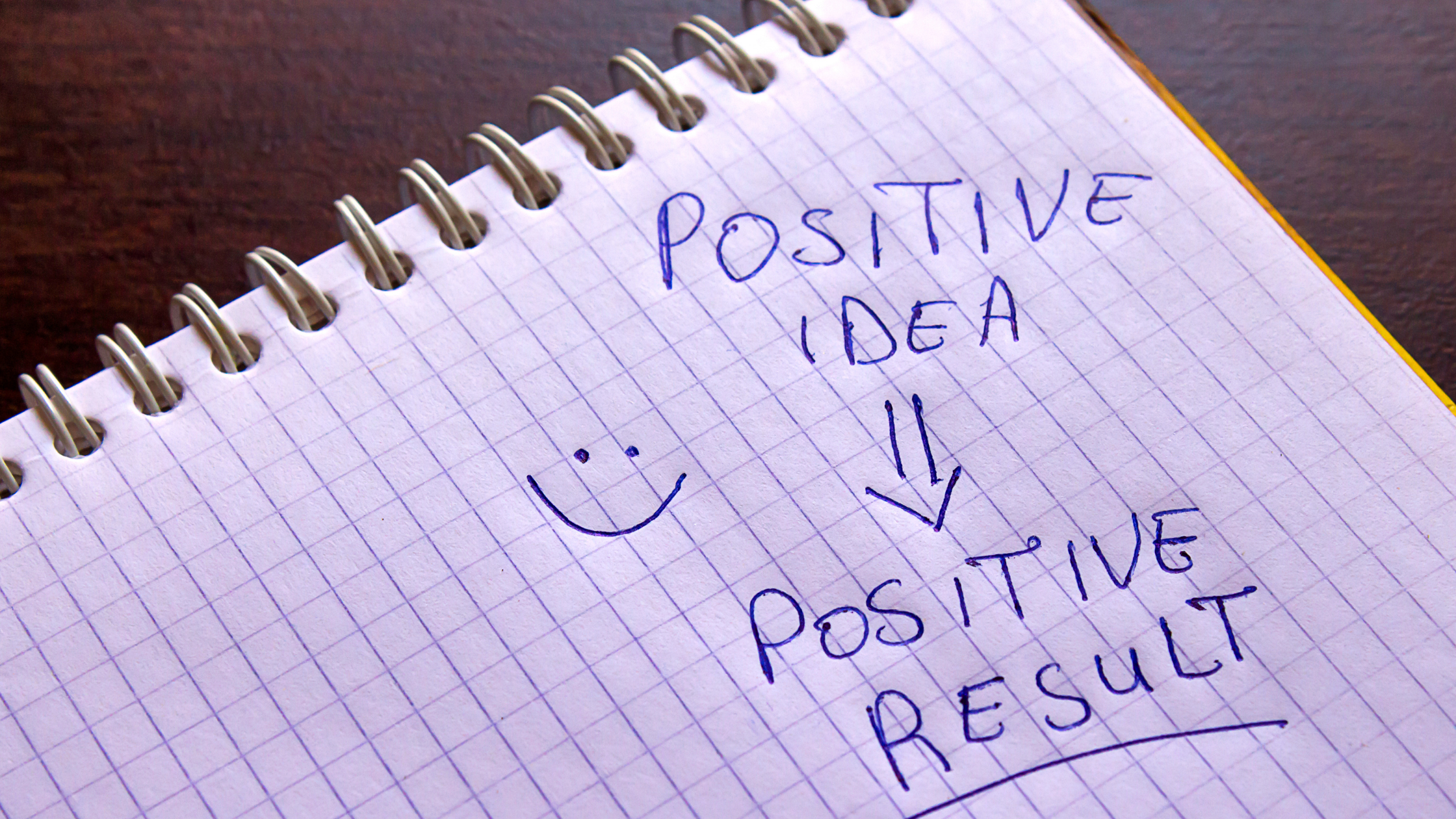 Positive idea equals positive result