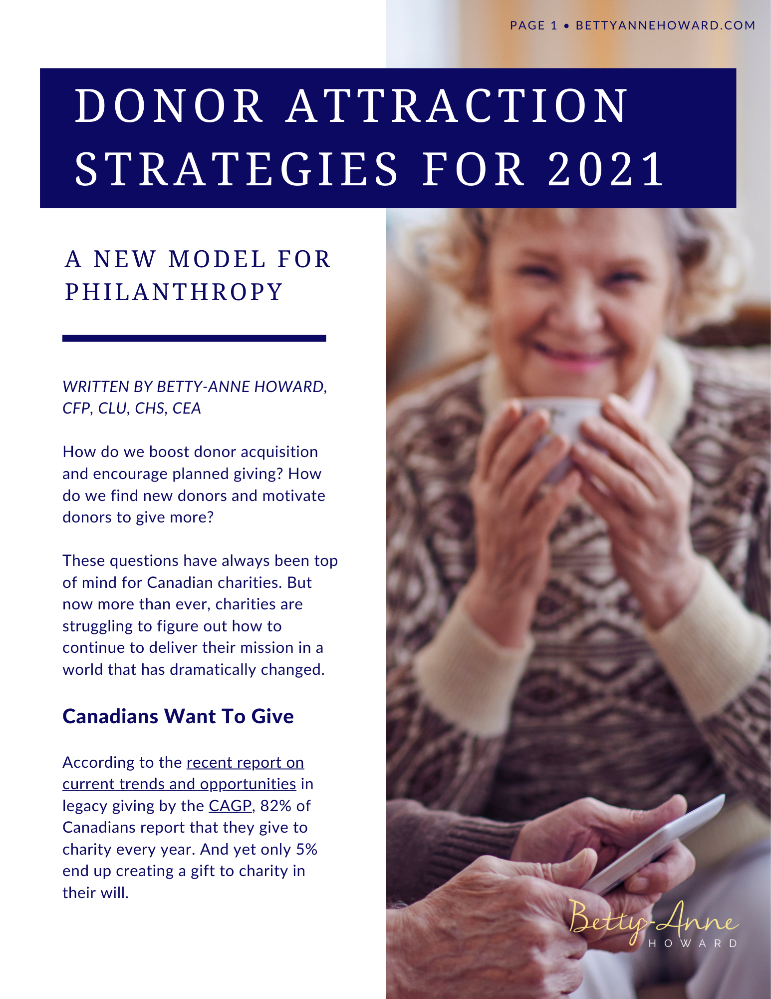 Donor Attraction Strategies for 2021